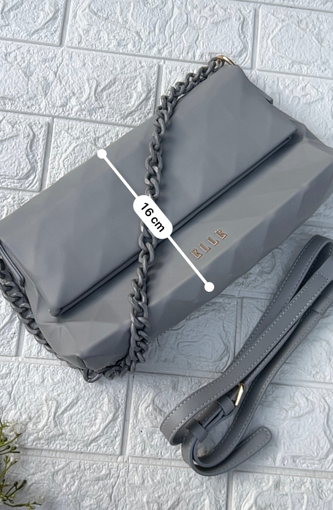 Grey Luxe Bag