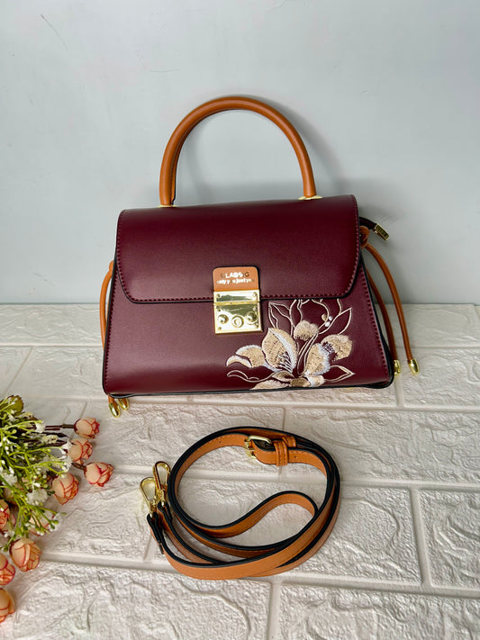 Floral TopHandle Bag ￼