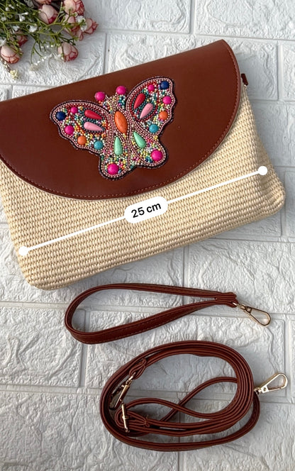 Boho Beaded Sling Bag