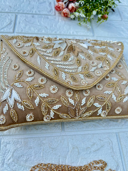 Golden Grace Clutch