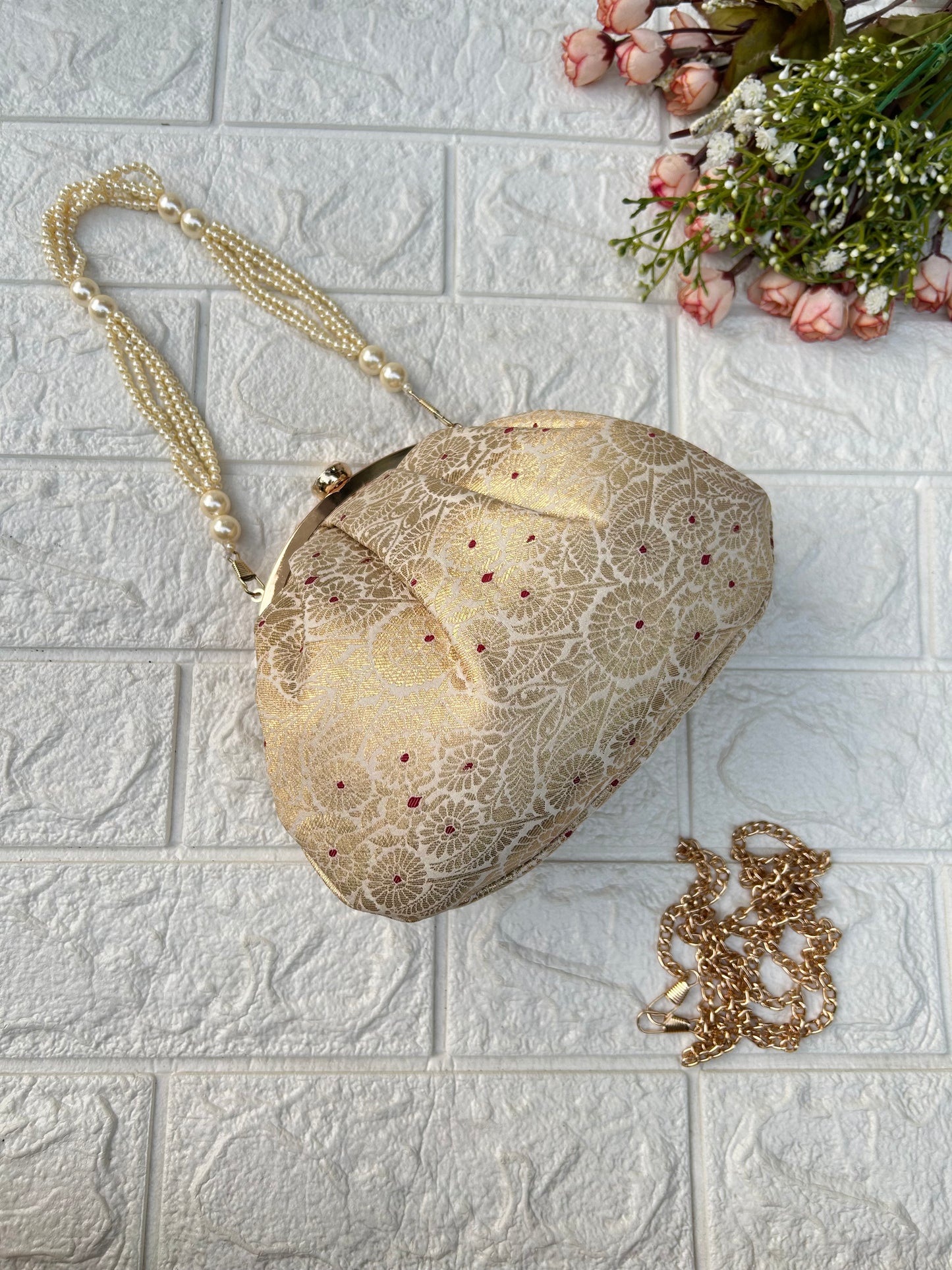 Brocade Potali Bag