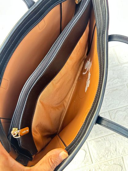 Floral Accent Tote