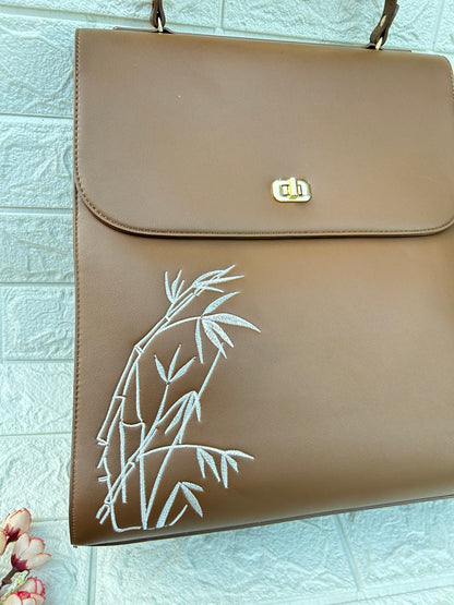 Floral Accent Backpack