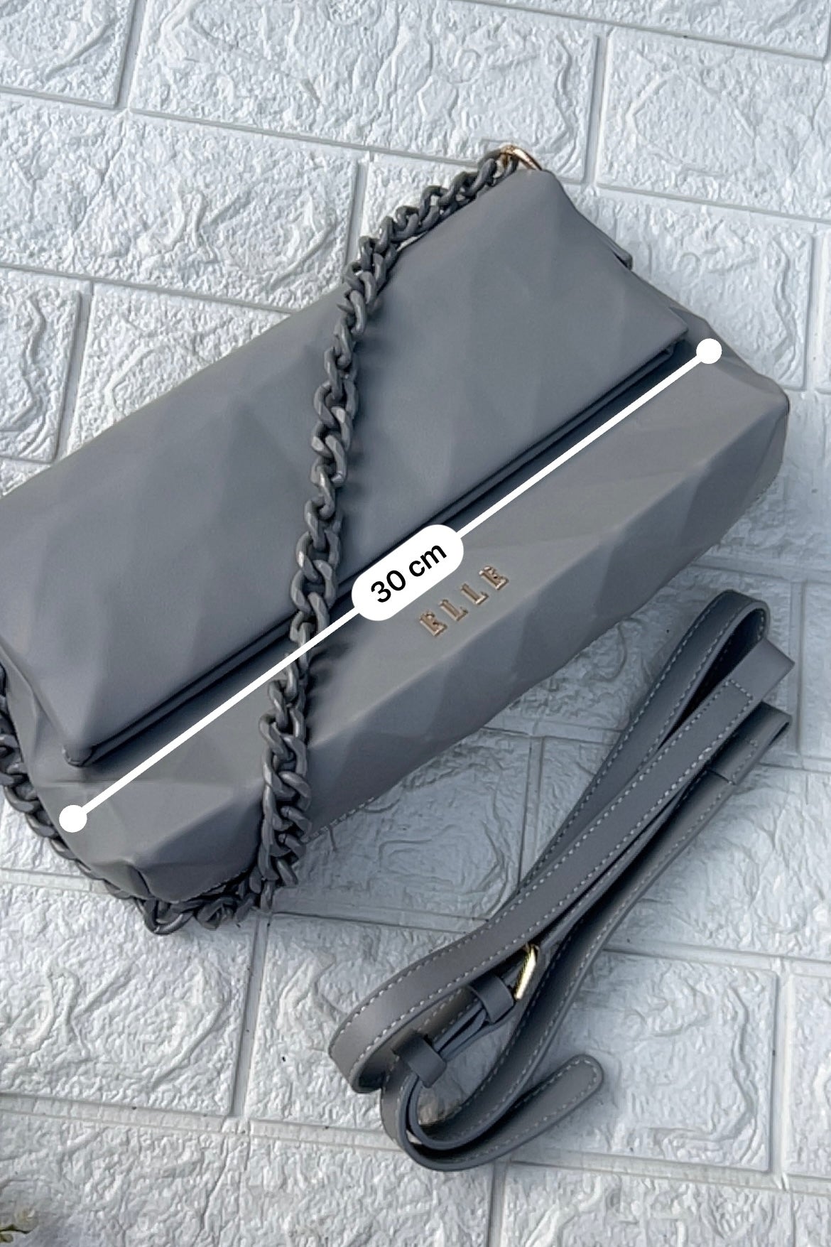 Grey Luxe Bag