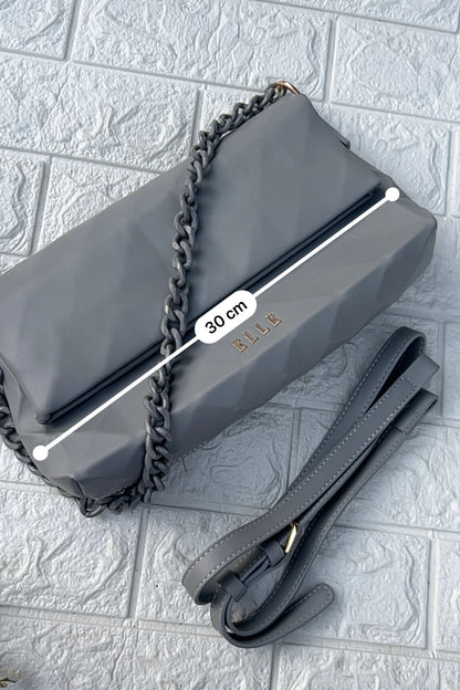 Grey Luxe Bag