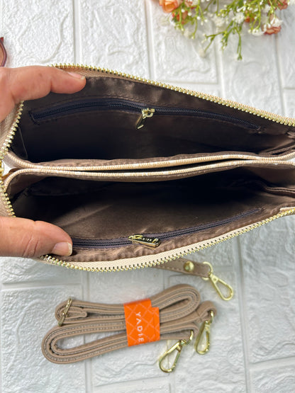 LuxeZip Clutch Sling