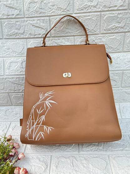 Floral Accent Backpack
