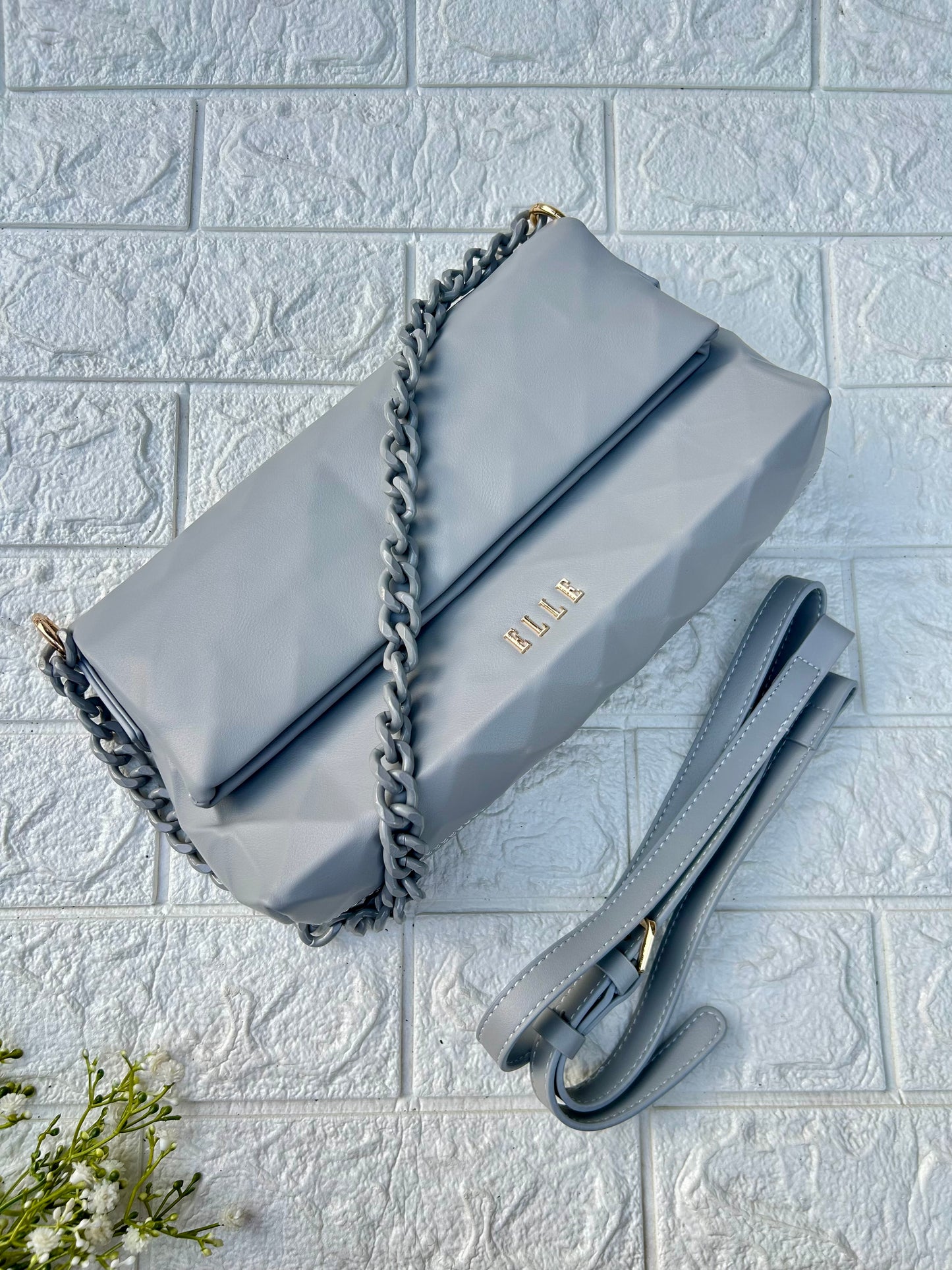Grey Luxe Bag