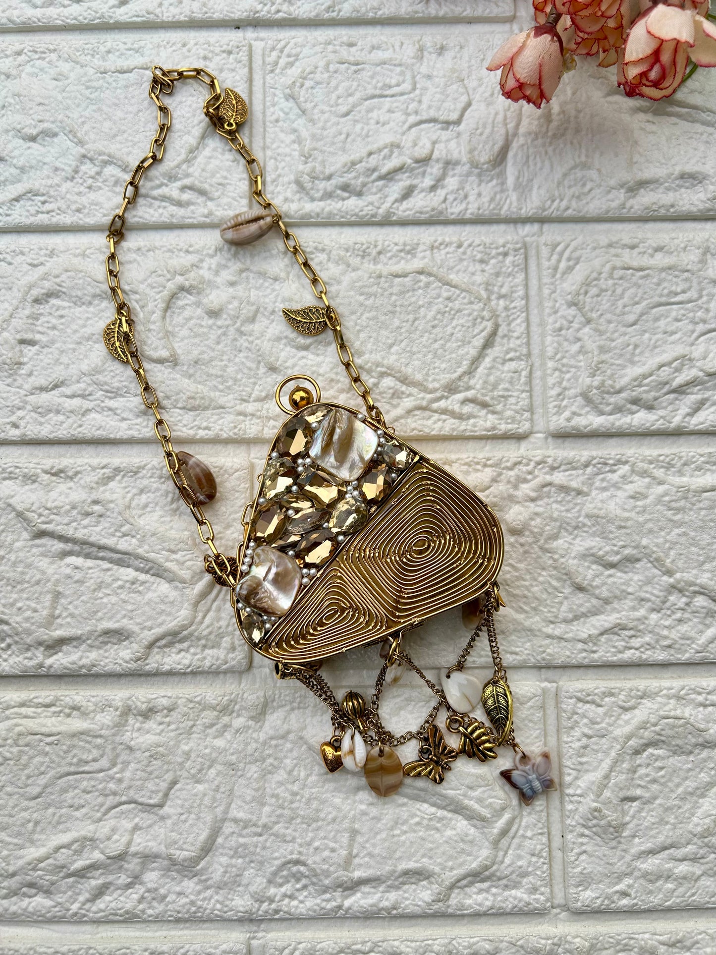 Brass Mini Bag