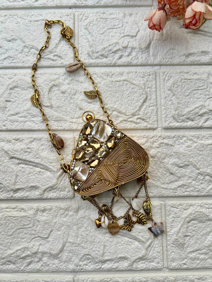 Brass Mini Bag