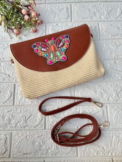 Boho Beaded Sling Bag