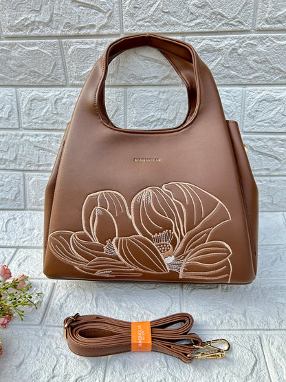 Floral Accent Handbag