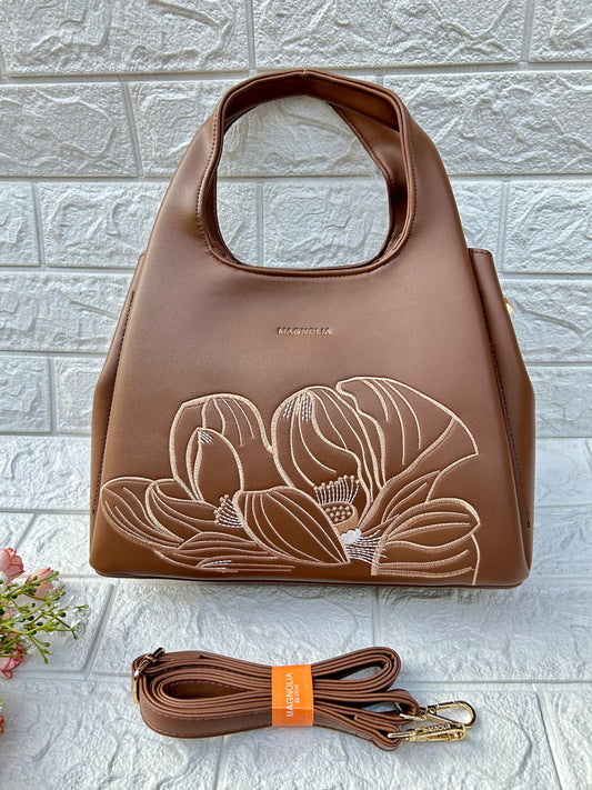 Floral Accent Handbag