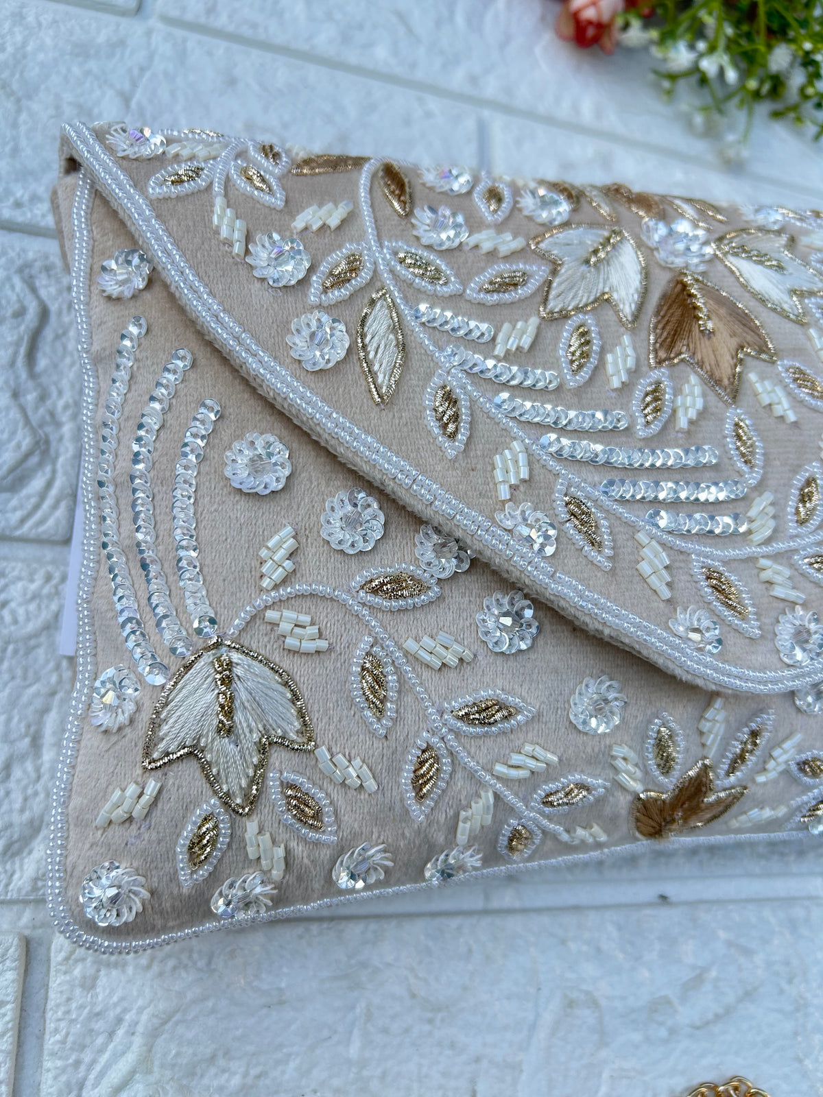 Golden Grace Clutch