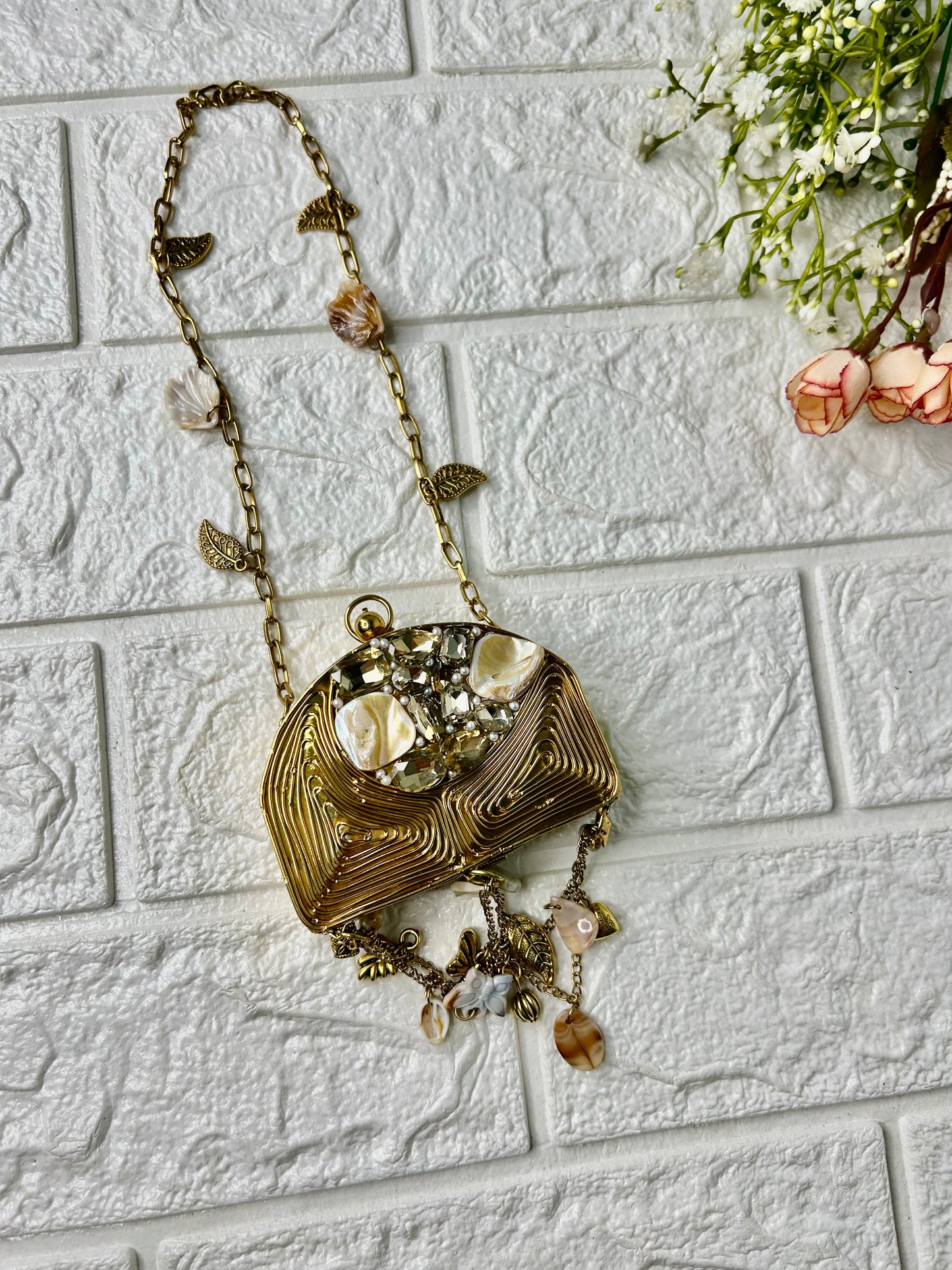 Brass Mini Bag