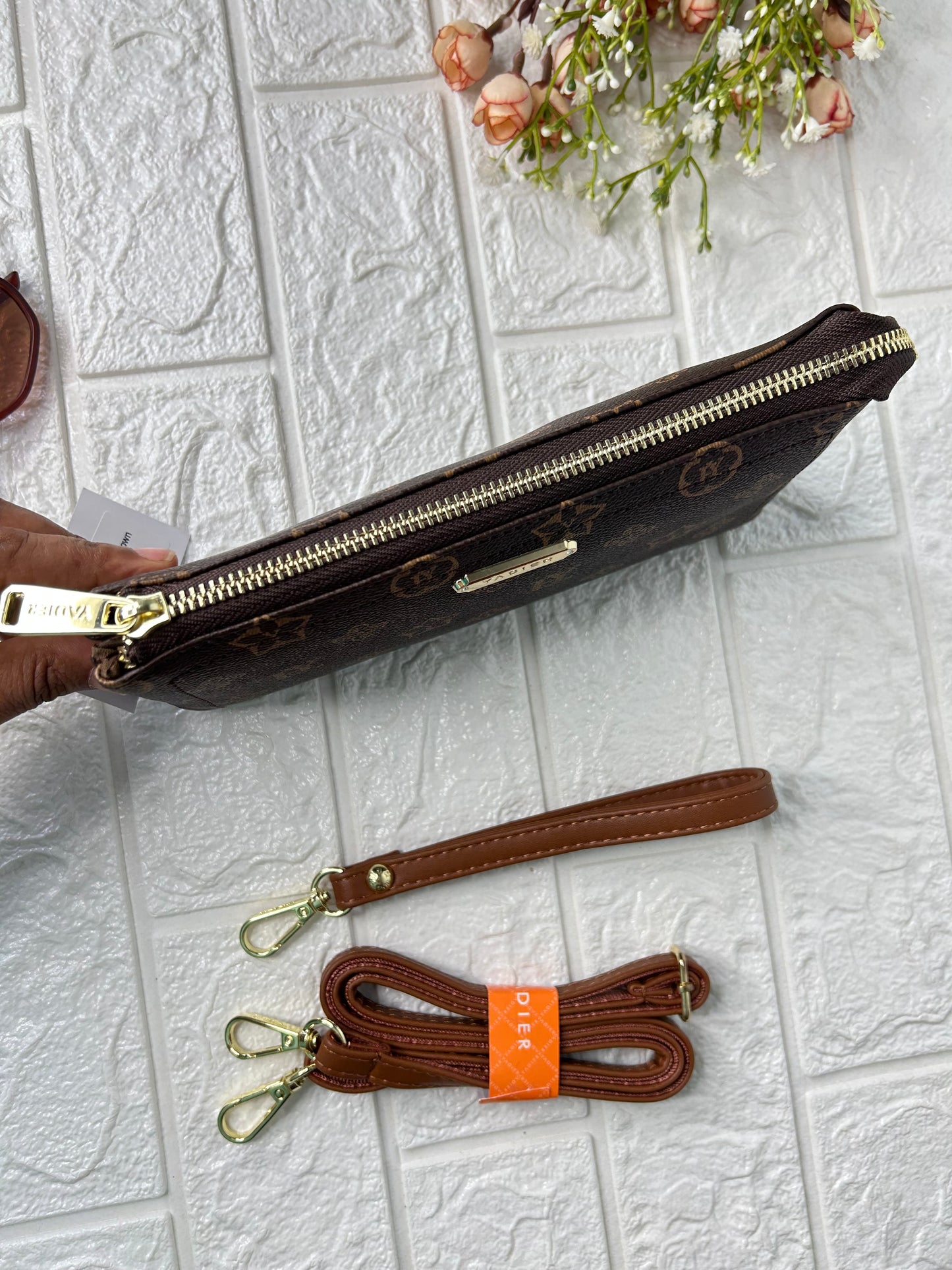 LuxeZip Clutch Sling