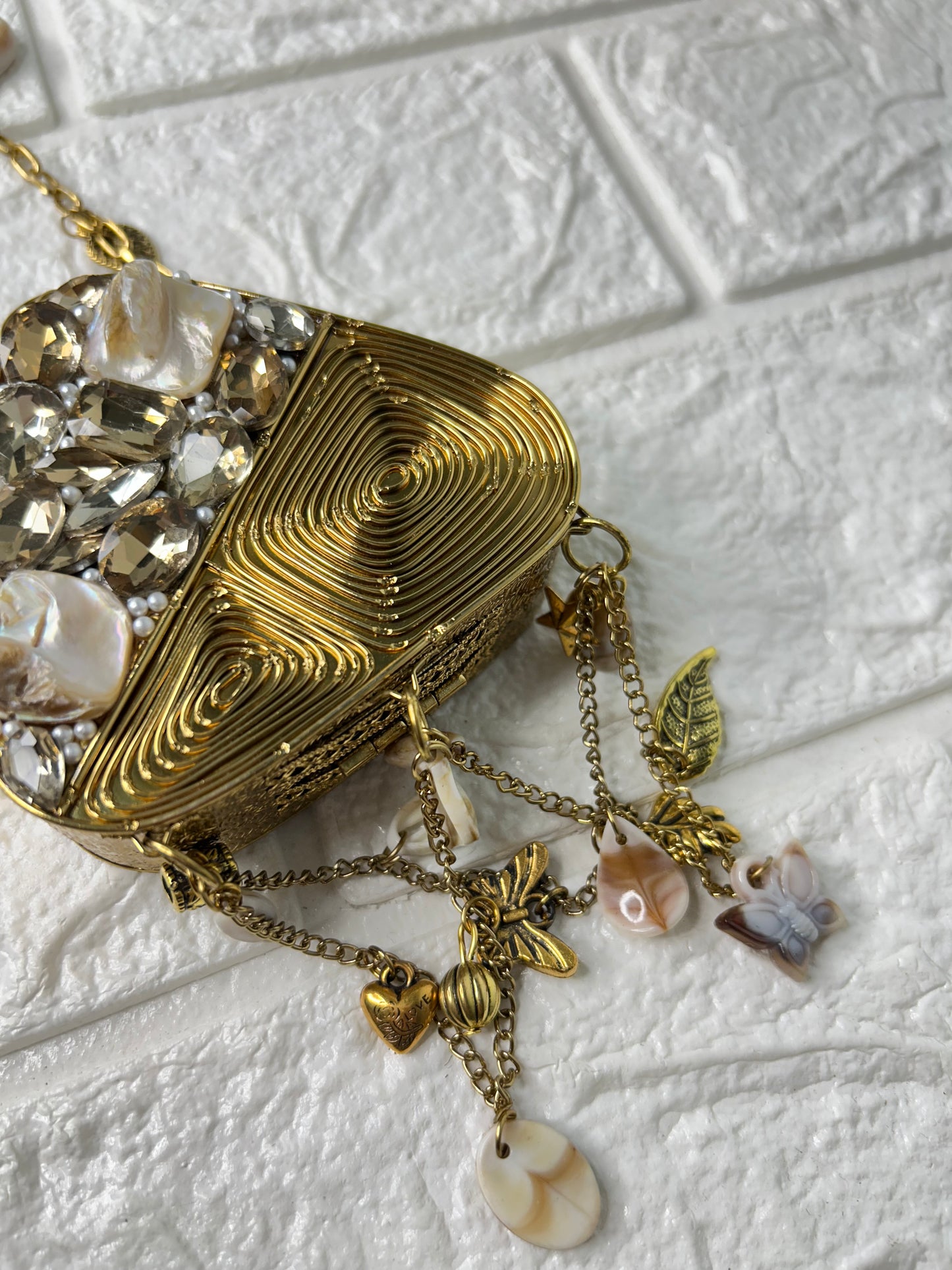 Brass Mini Bag