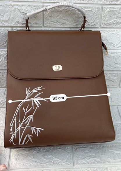 Floral Accent Backpack