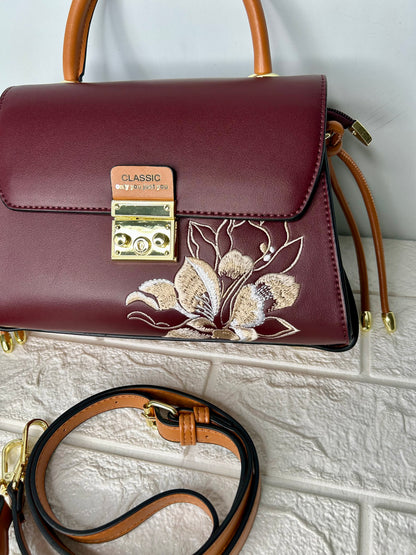 Floral TopHandle Bag ￼