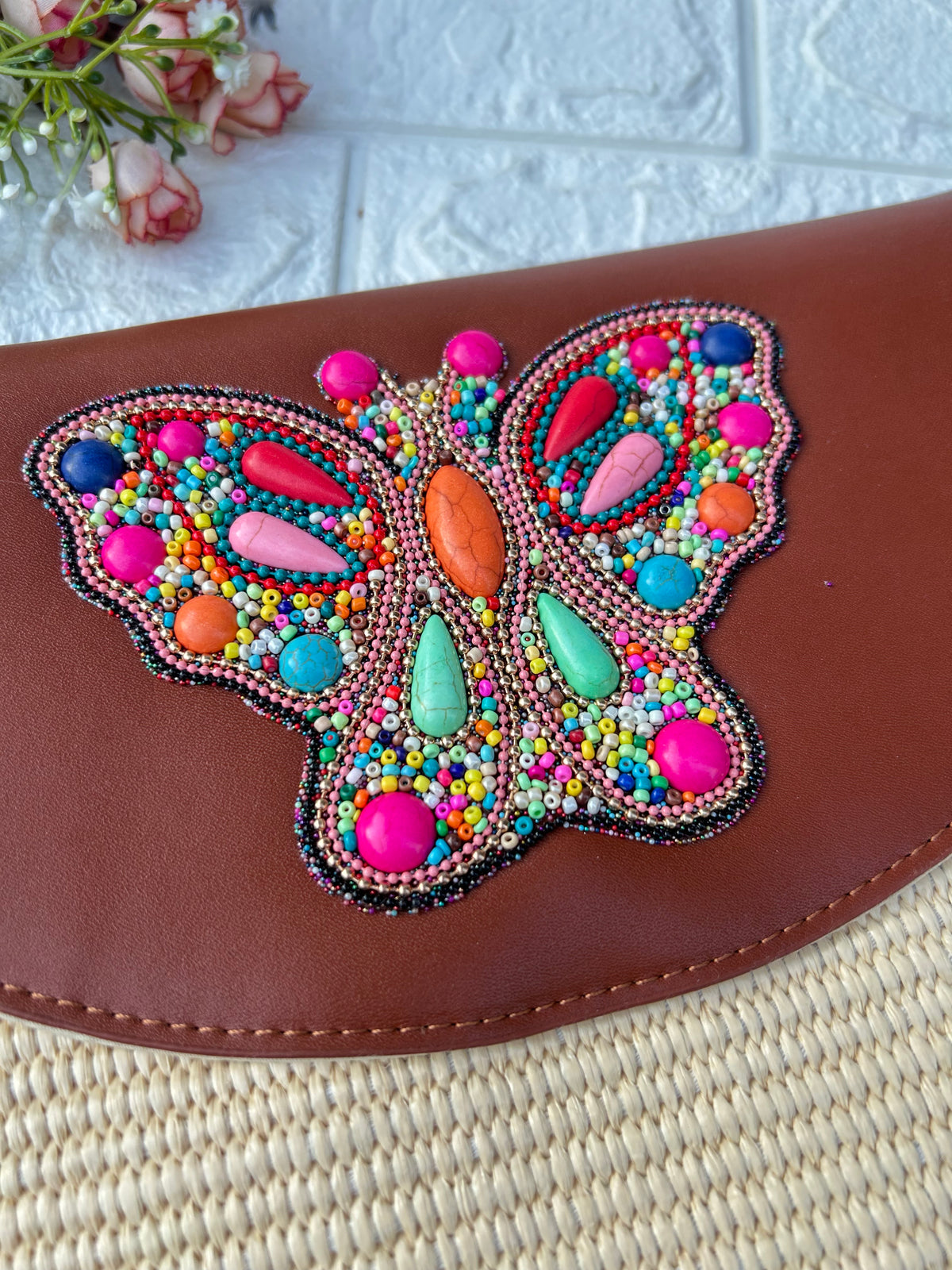 Boho Beaded Sling Bag