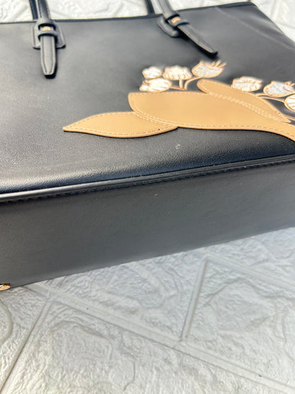 Floral Accent Tote
