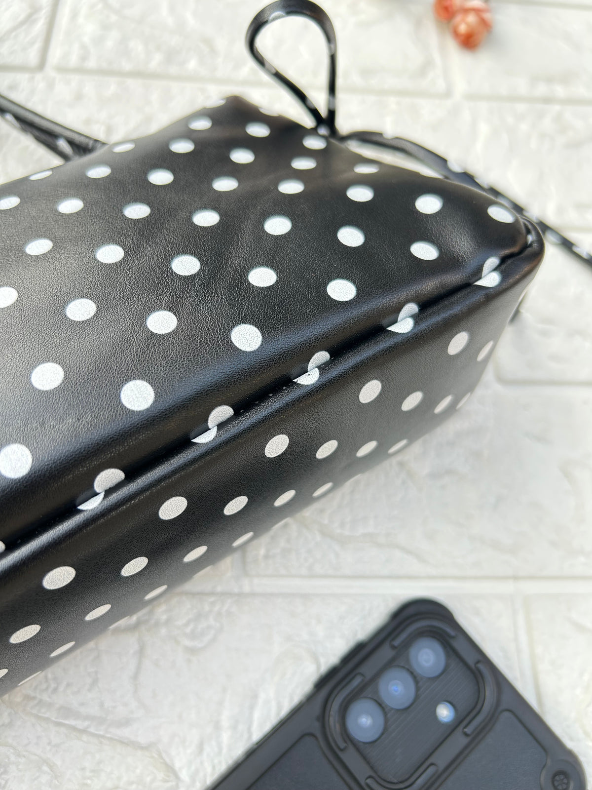 Soft Dot Shoulder Bag