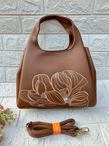 Floral Accent Handbag