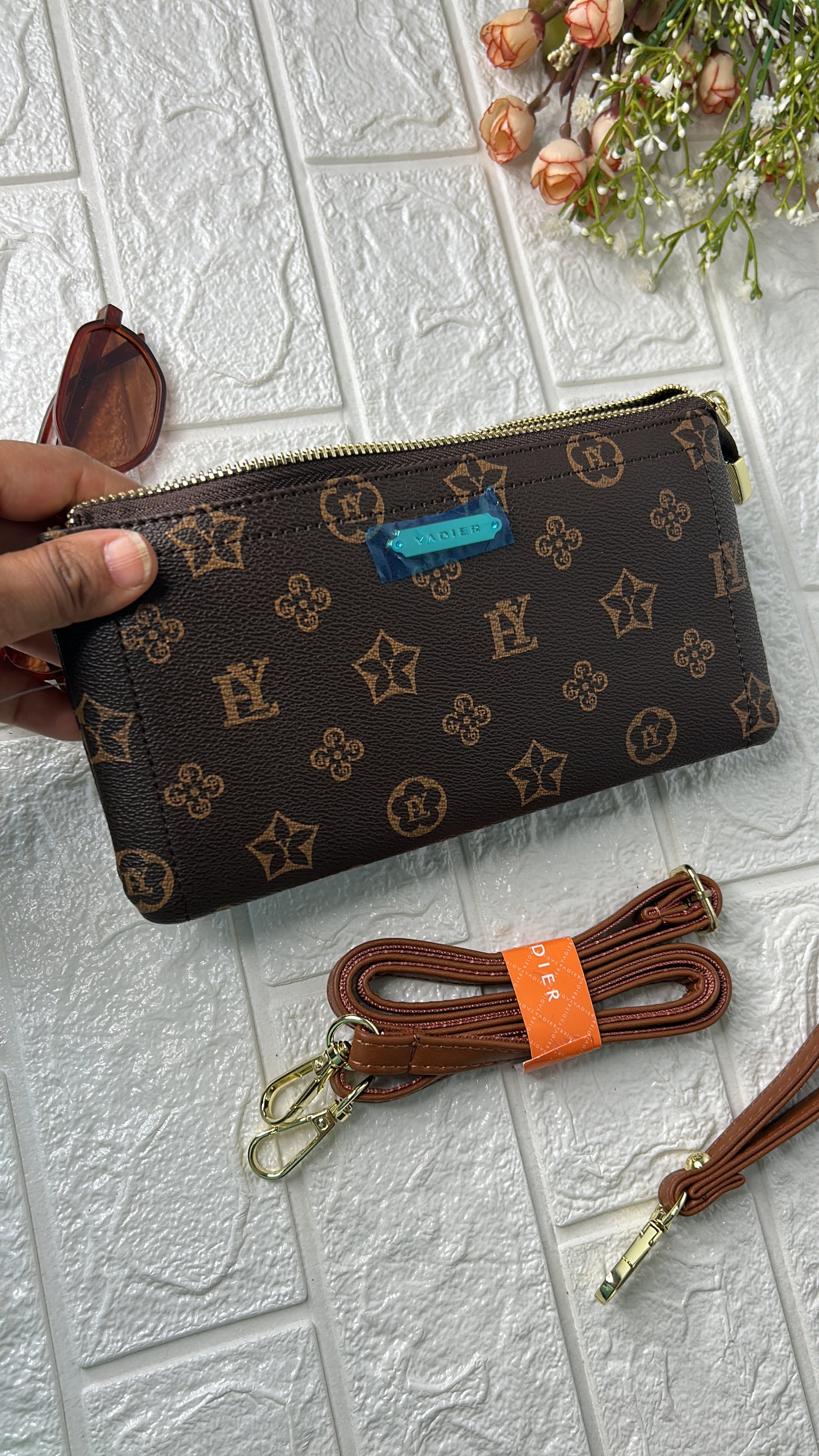 LuxeZip Clutch Sling