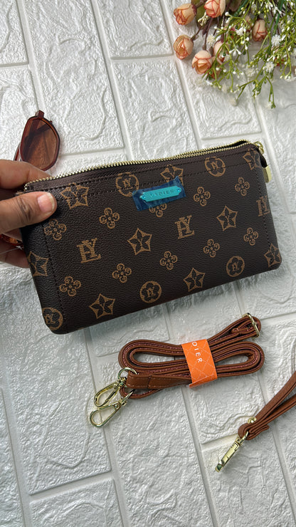 LuxeZip Clutch Sling