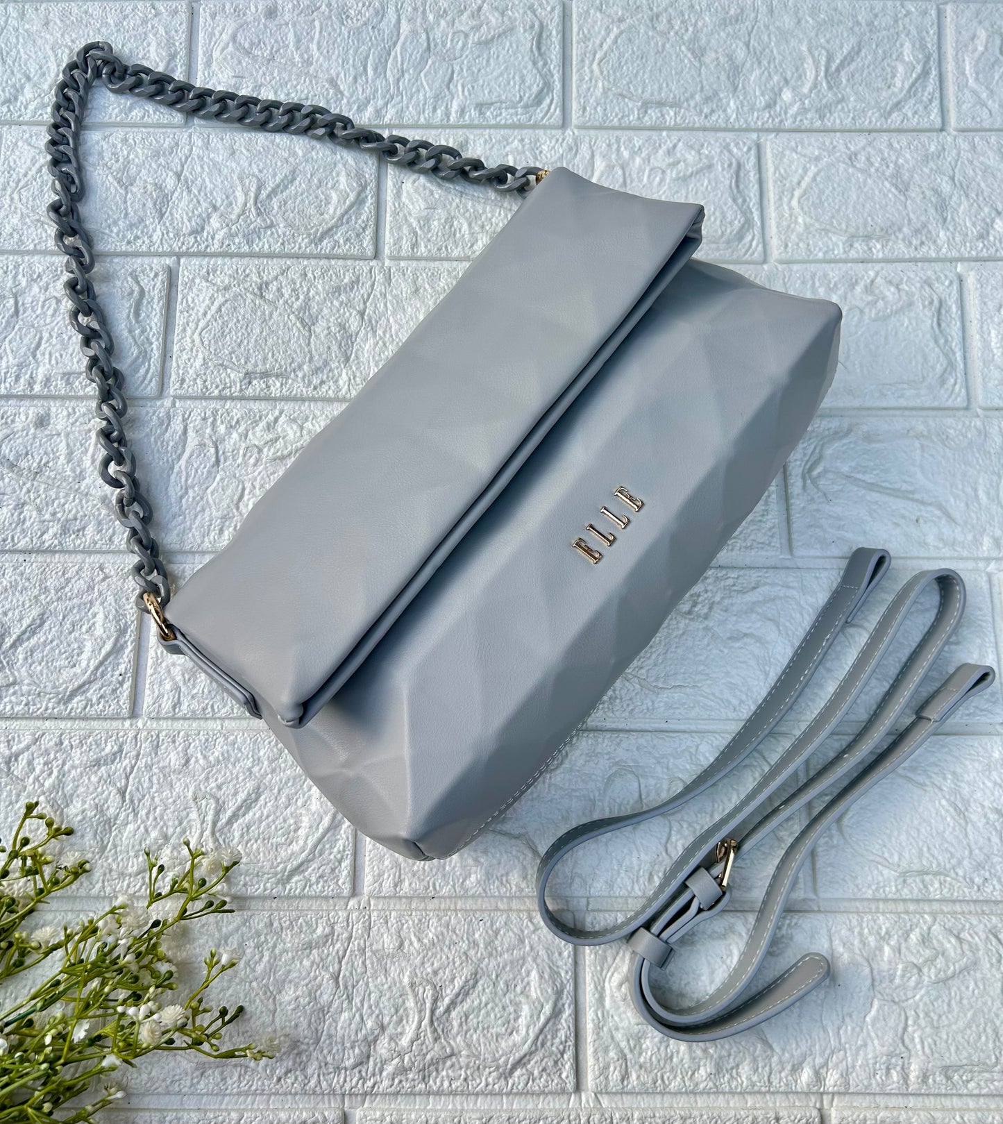 Grey Luxe Bag