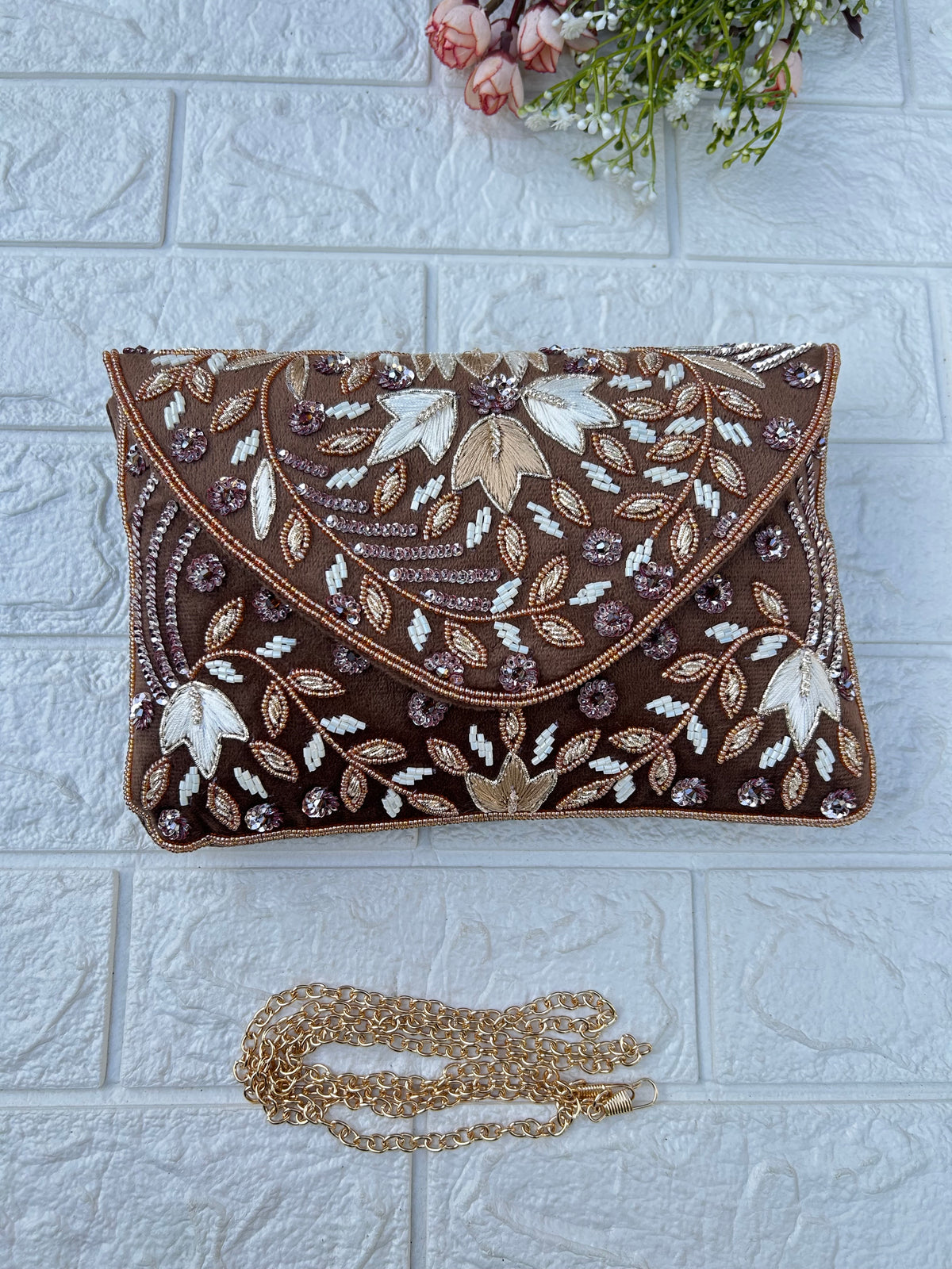 Golden Grace Clutch