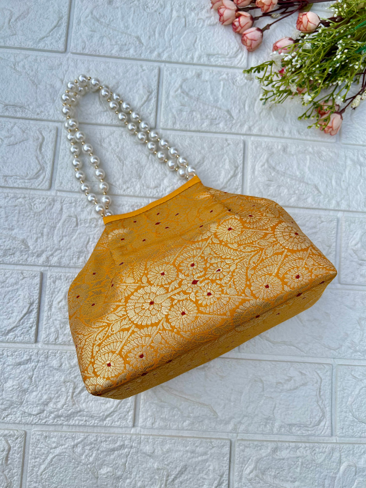 Brocade Potali bag