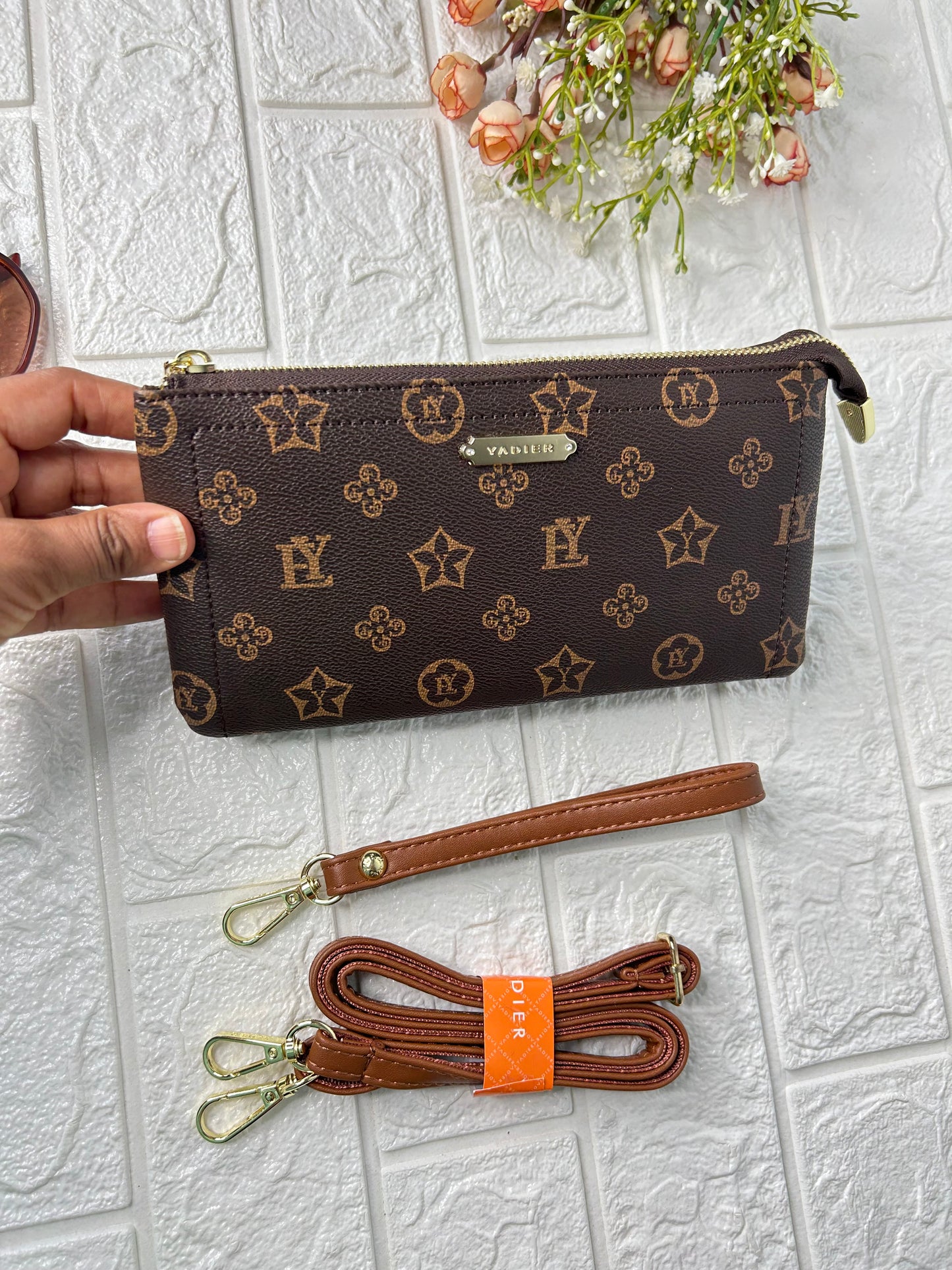 LuxeZip Clutch Sling