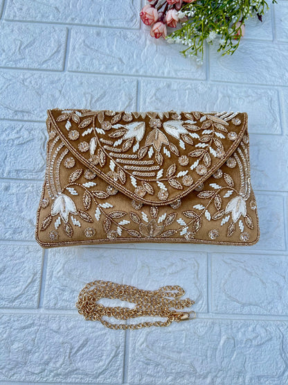 Golden Grace Clutch