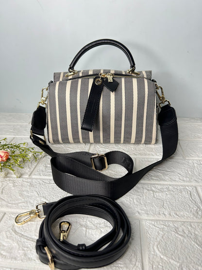 Stripe Barrel Bag!