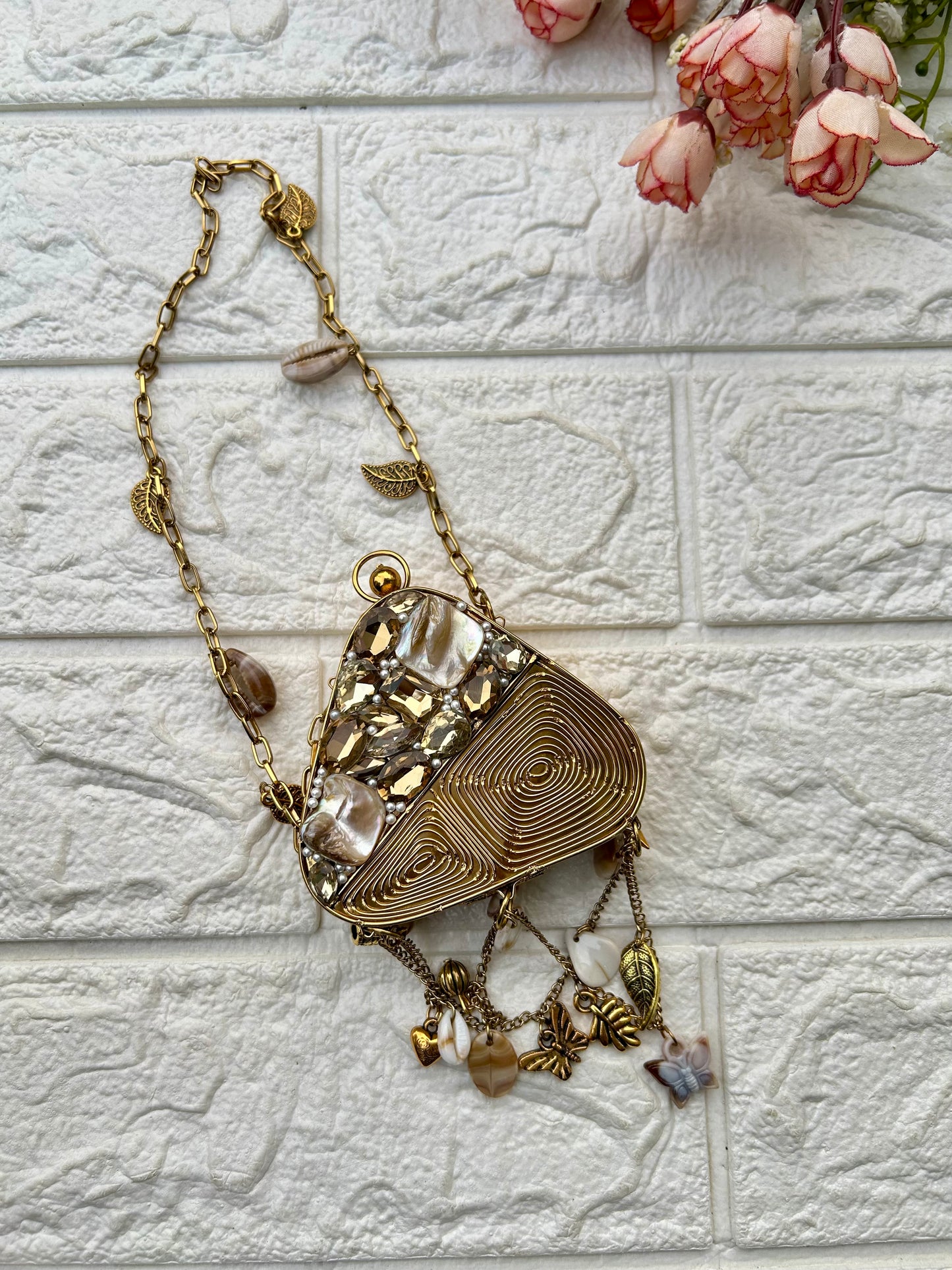 Brass Mini Bag