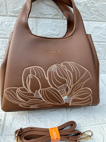 Floral Accent Handbag