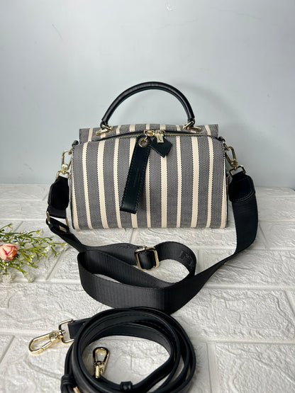 Stripe Barrel Bag!