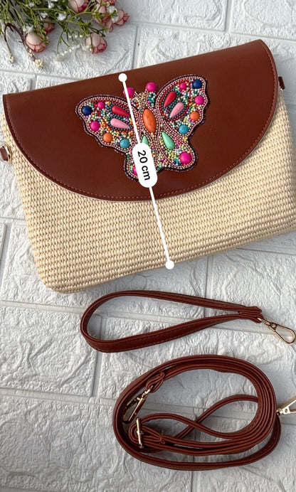 Boho Beaded Sling Bag