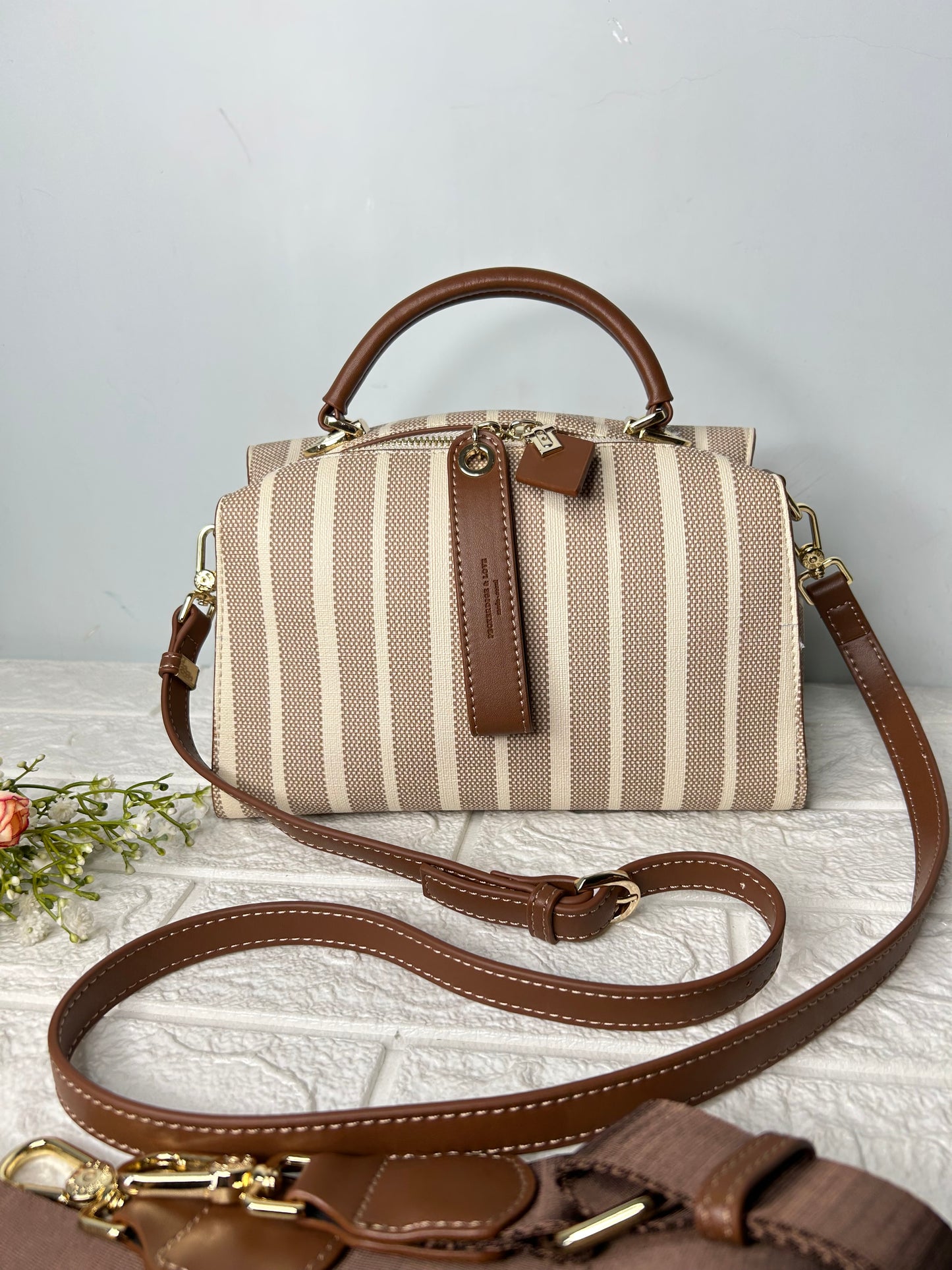 Stripe Barrel Bag!