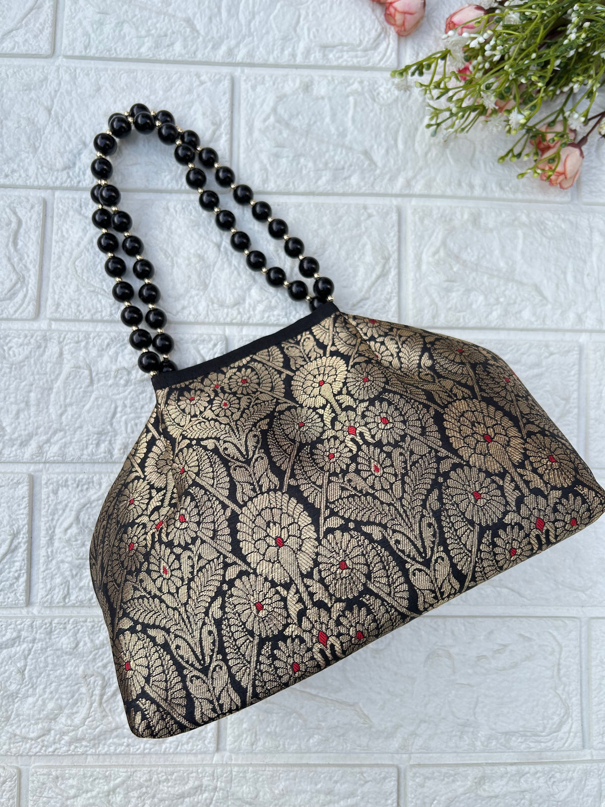 Brocade Potali bag