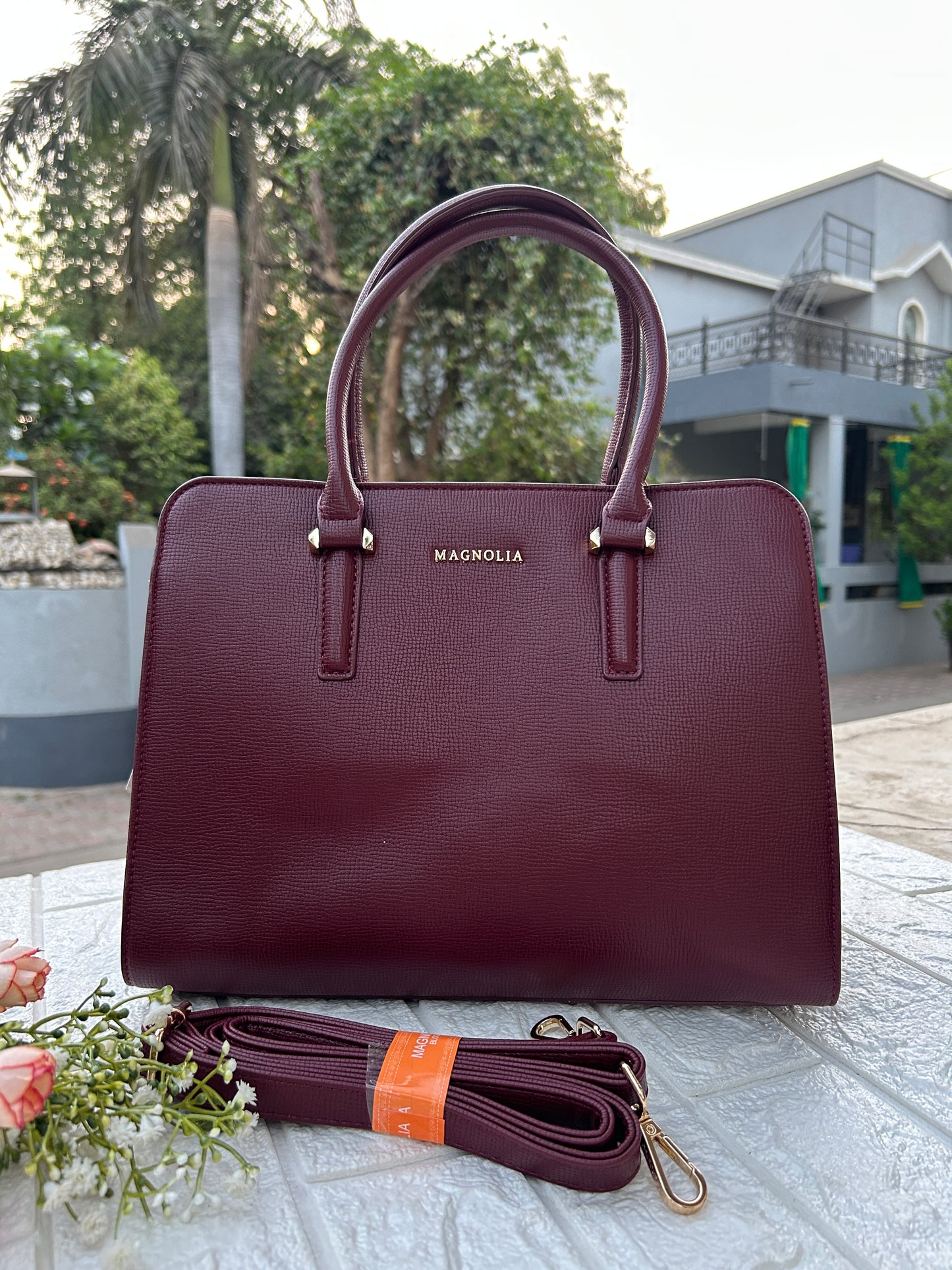 Peony Bloom Handbag