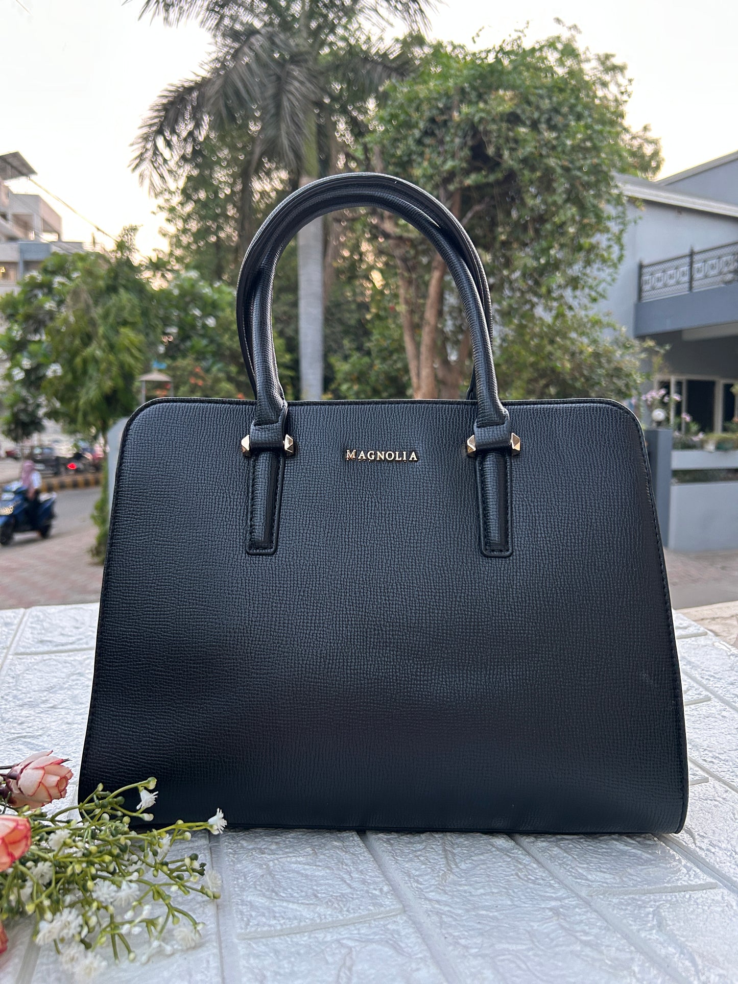 Peony Bloom Handbag