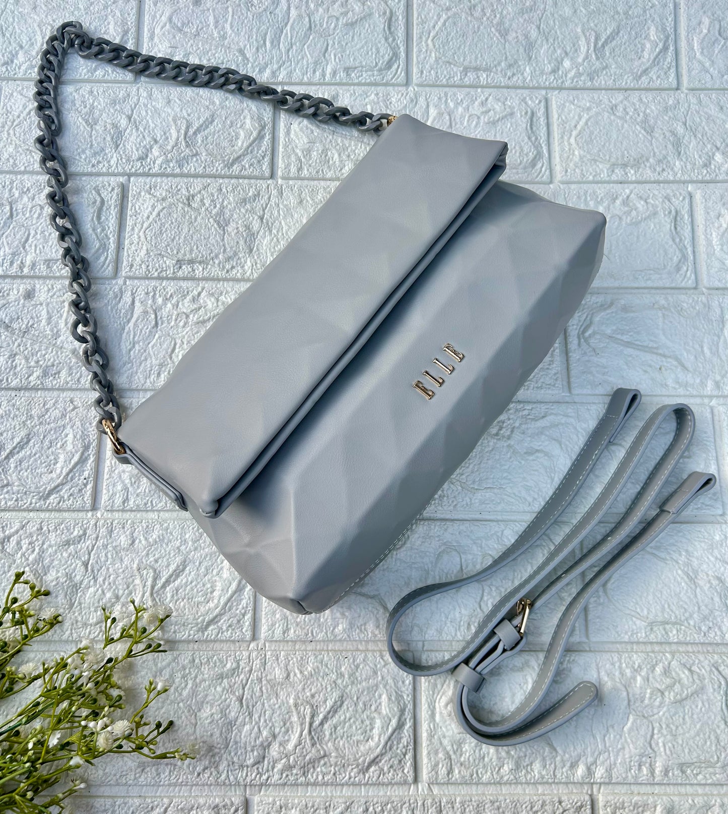Grey Luxe Bag
