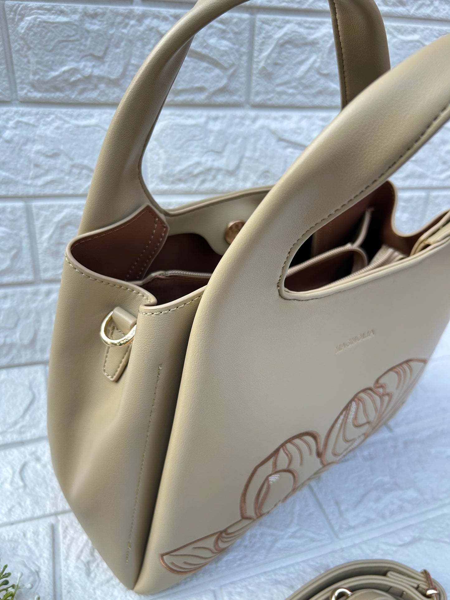 Floral Accent Handbag