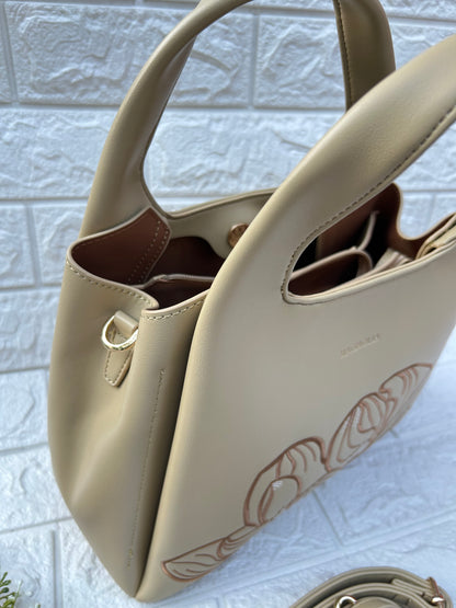 Floral Accent Handbag