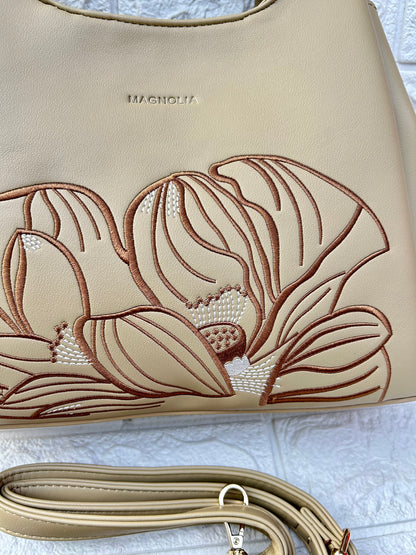 Floral Accent Handbag