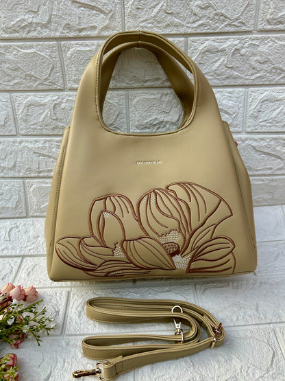 Floral Accent Handbag