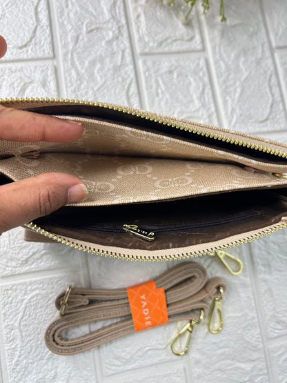 LuxeZip Clutch Sling