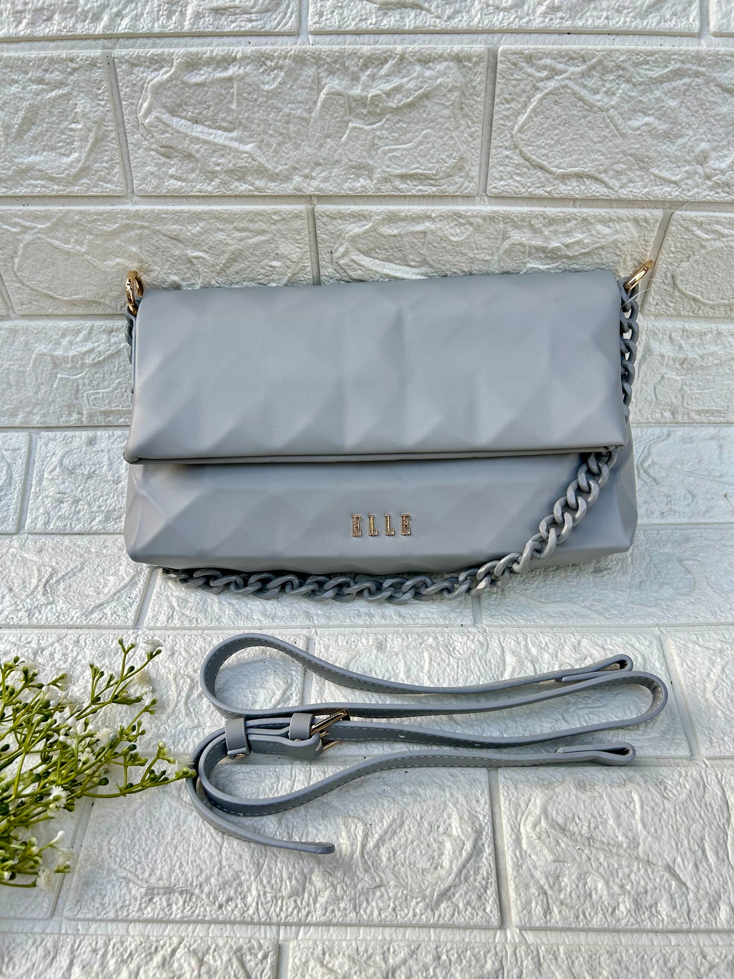Grey Luxe Bag